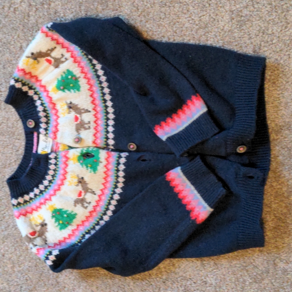 Mini Boden Christmas sweater 2-3
